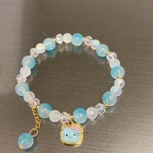 Hello Kitty glass beaded bracelet